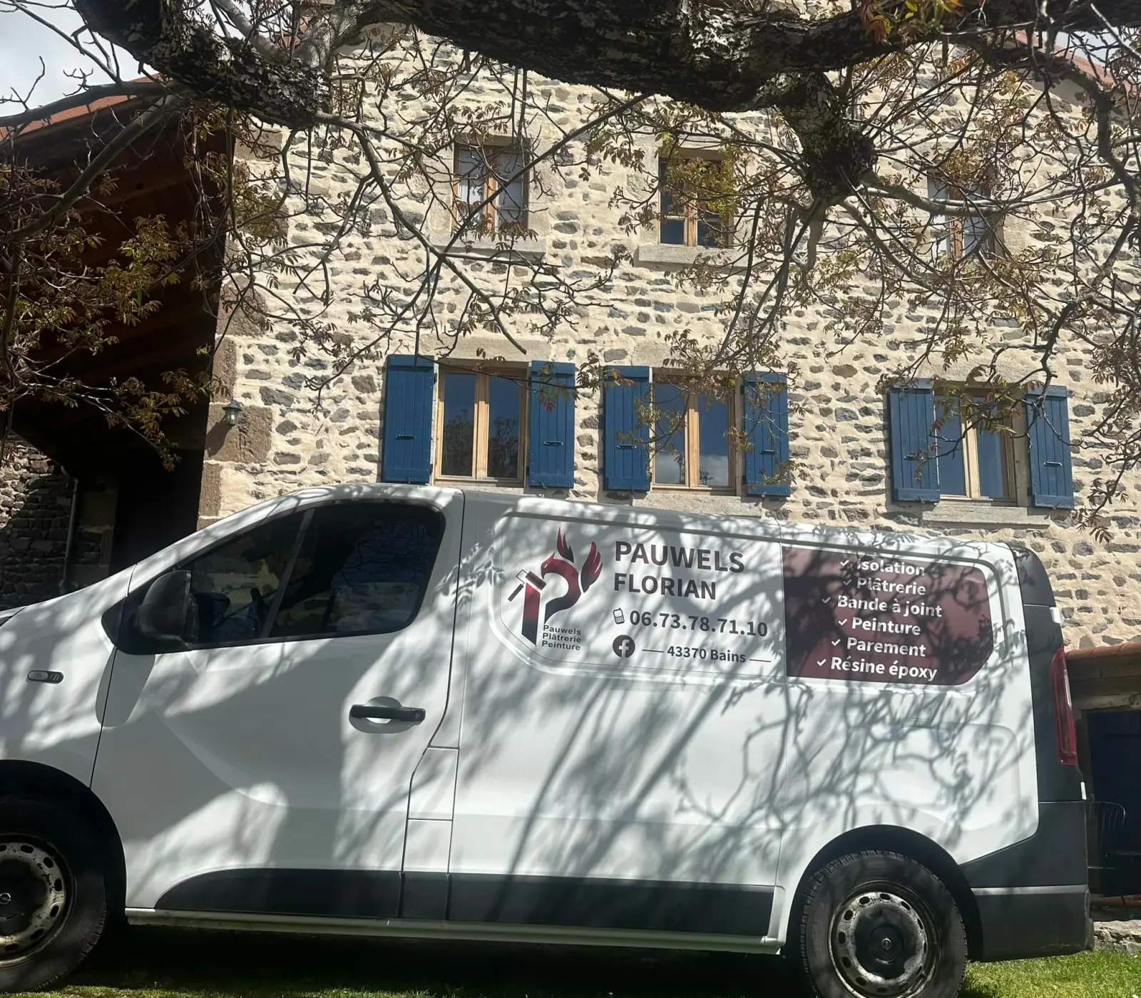 Photo du camion de chantier